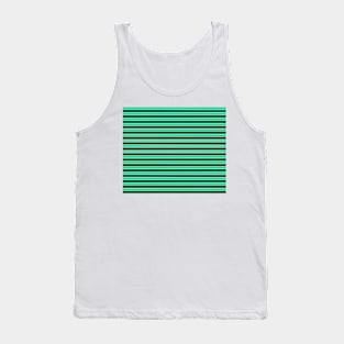 Green Pattern Tank Top